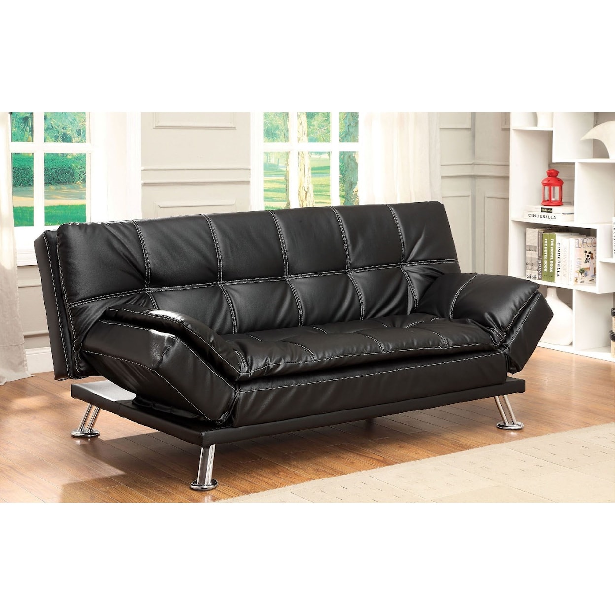 Furniture of America - FOA Hauser II Futon Sofa