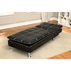 Furniture of America Hauser II HOWSER BLACK ADJUSTABLE CHAISE |