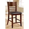 Furniture of America Hillsview Set of 2 Counter Height Chairs