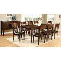 Dining Table and Chair Set for Eight