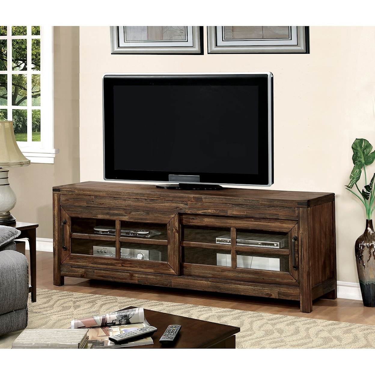 Furniture of America Hopkins 72" TV Console