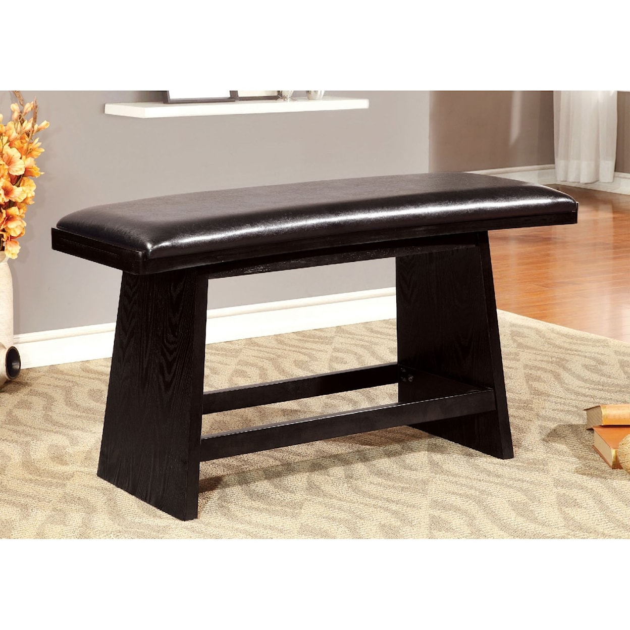 Furniture of America Hurley Counter Height Bench