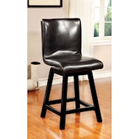 Pack of 2 Contemporary Counter Height Chairs