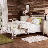 Transitional Metal Twin Bed