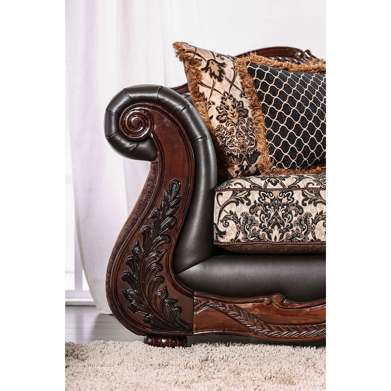 Furniture of America Jamael Sofa