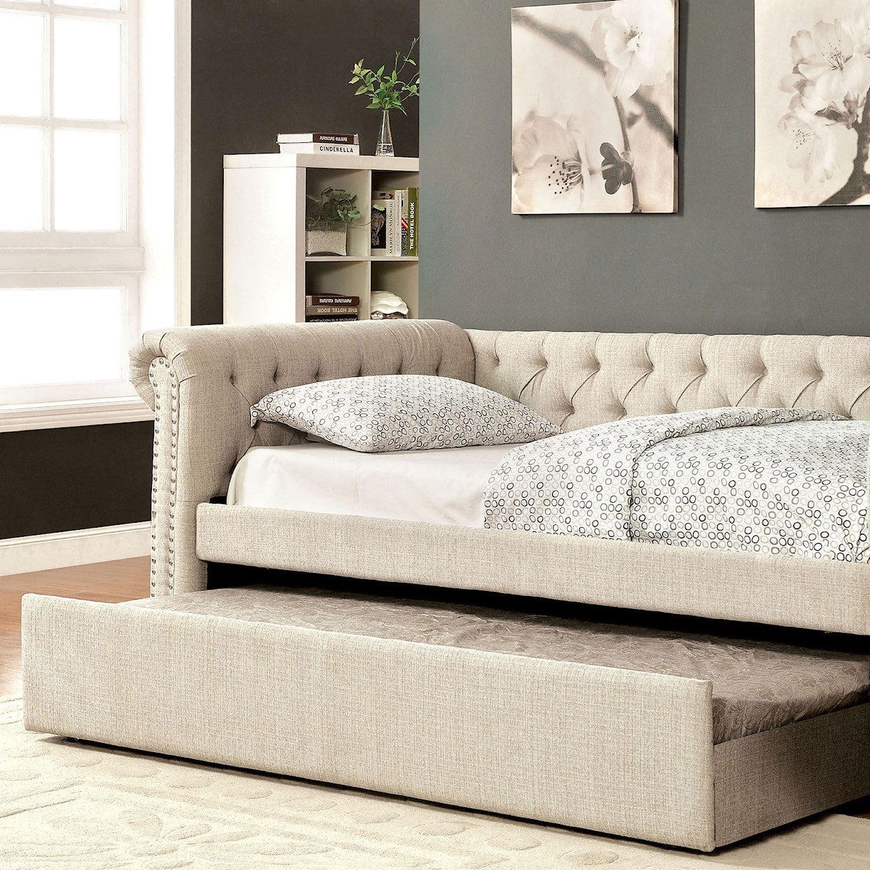 Furniture of America - FOA Leanna Daybed w/ Trundle