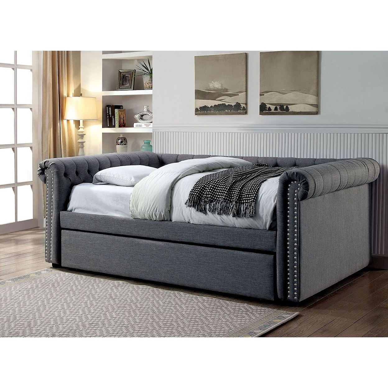 Furniture of America - FOA Leanna Full Daybed w/ Trundle