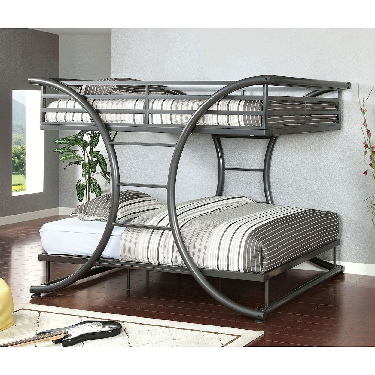 Furniture of America - FOA Lexis Full/Full Bunk Bed