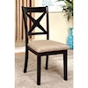 Furniture of America Liberta Side Chair, 2 Pack