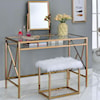 Furniture of America Lismore--705881900 Vanity w/ Stool