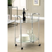 Contemporary Serving Cart