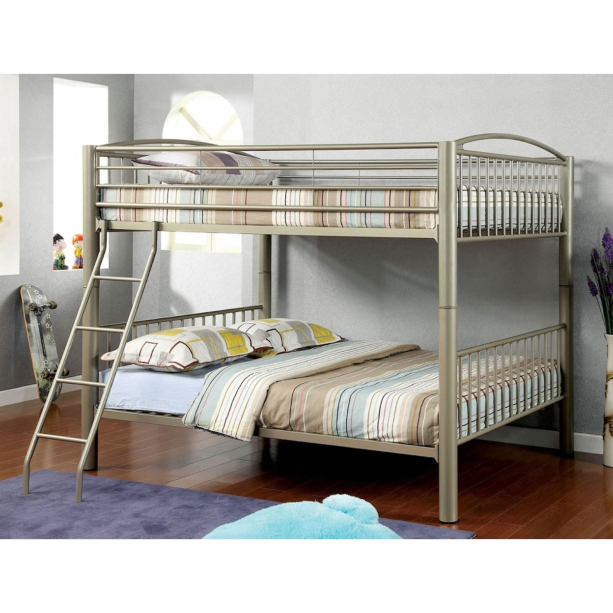 Furniture of America - FOA Lovia Full/Full Bunk Bed
