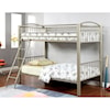 Furniture of America - FOA Lovia Twin/Twin Bunk Bed