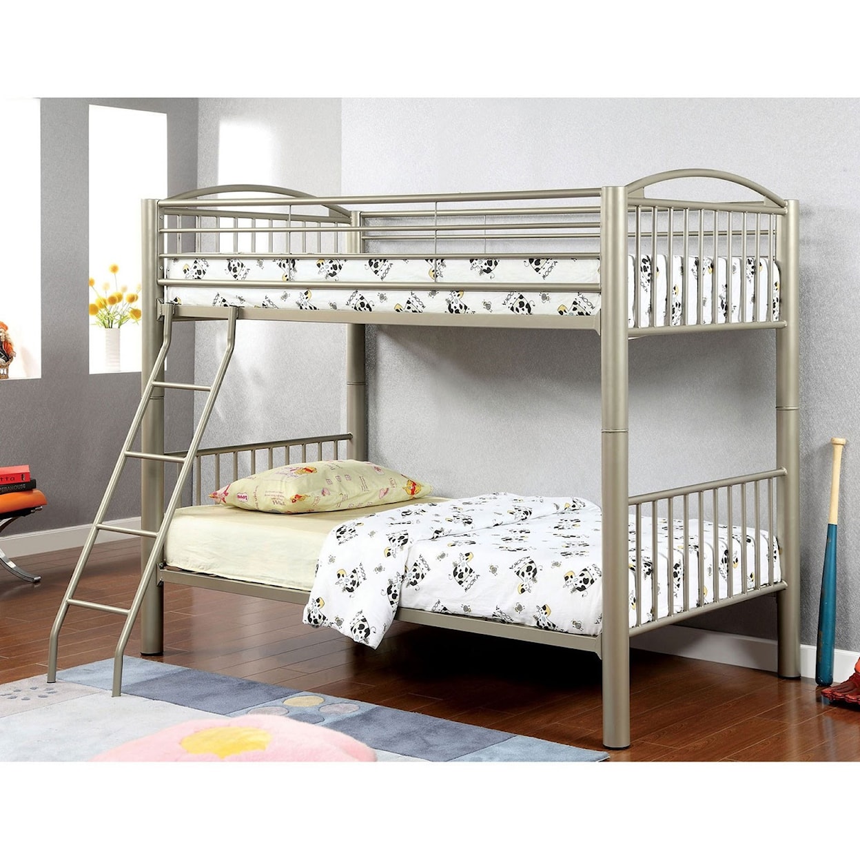 FUSA Lovia Twin/Twin Bunk Bed