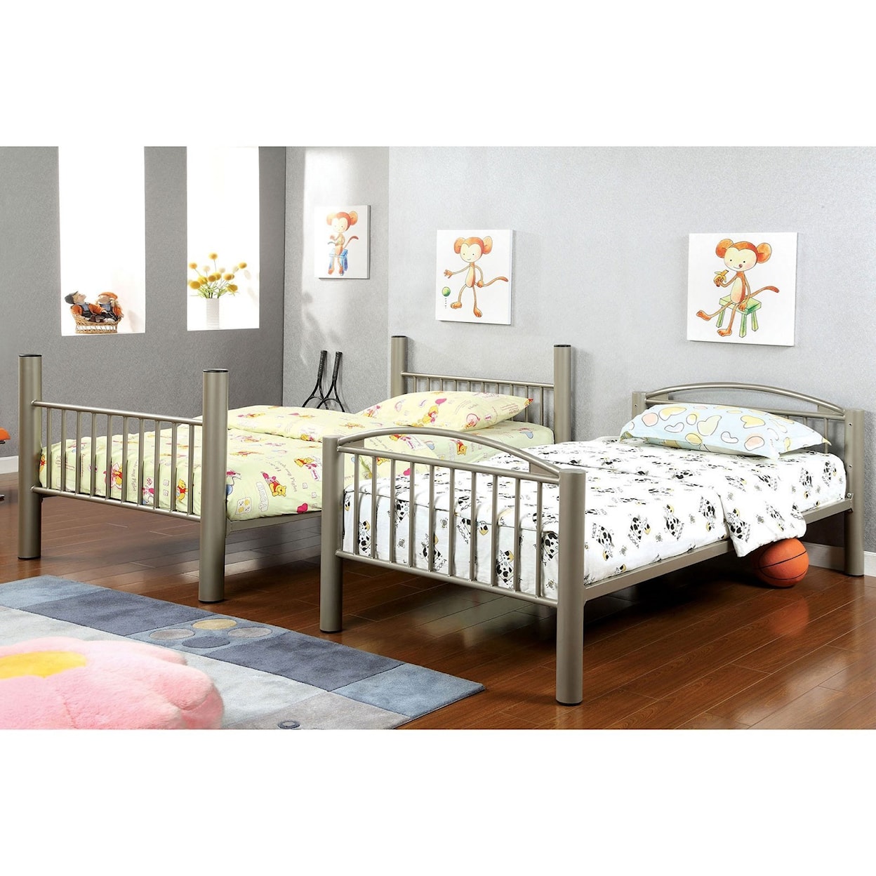 Furniture of America Lovia Twin/Twin Bunk Bed