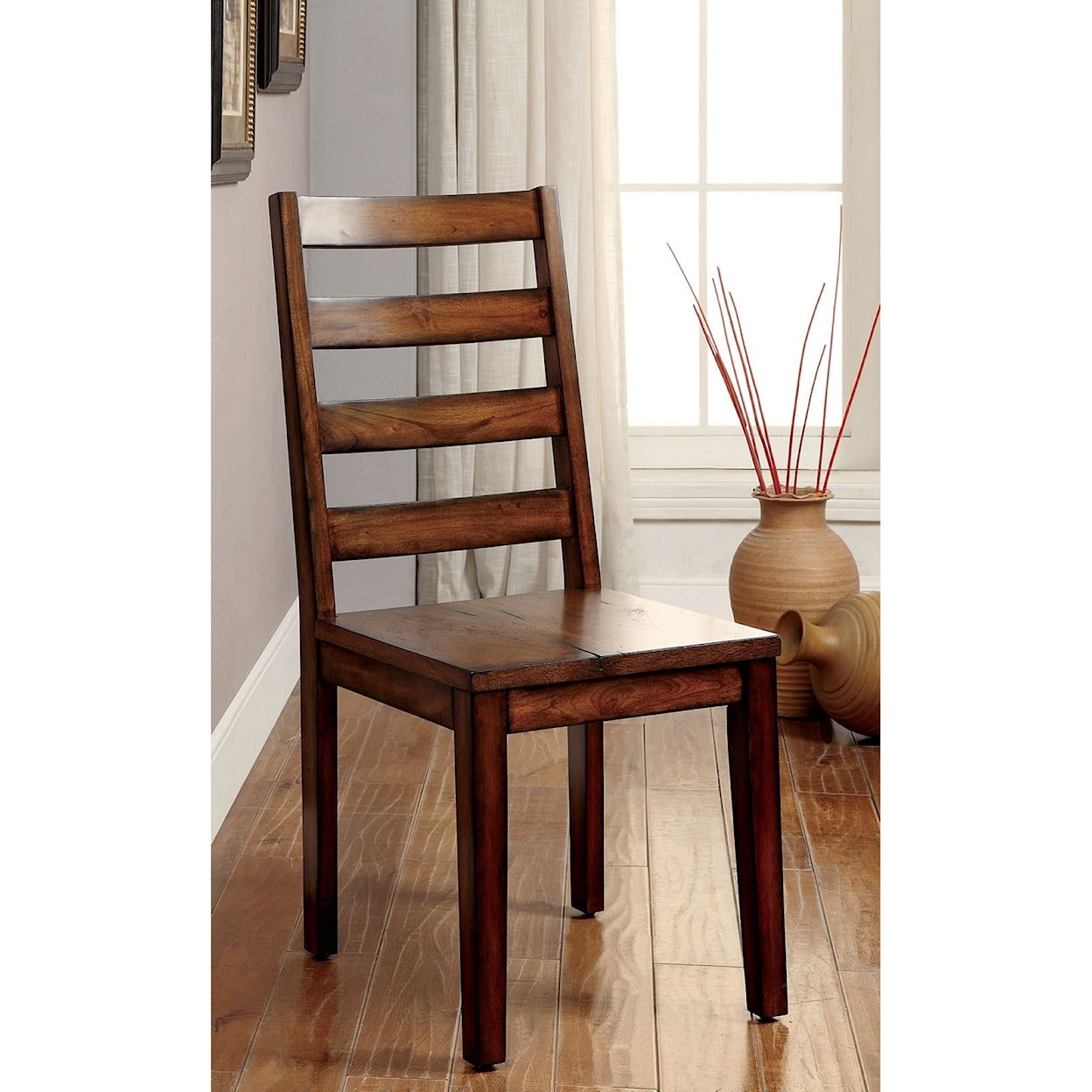 Furniture of America Maddison Set of Two Dining Side Chairs