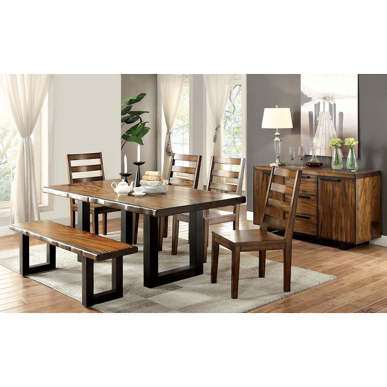 Furniture of America - FOA Maddison Dining Table