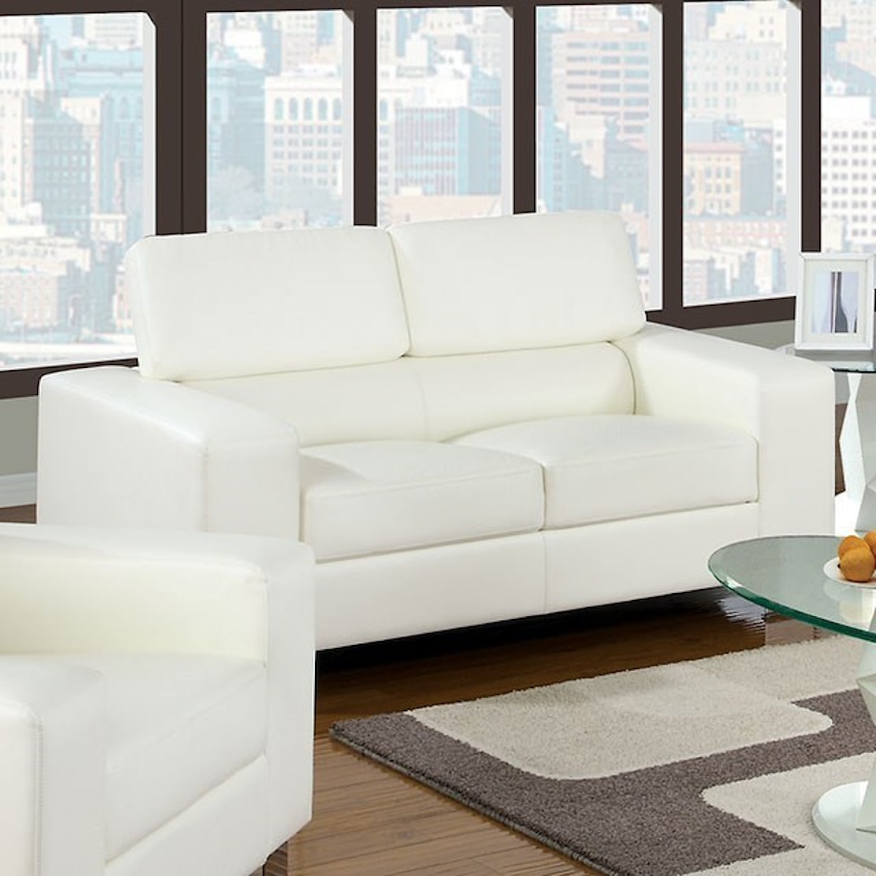 Furniture of America - FOA Makri Sofa + Love Seat