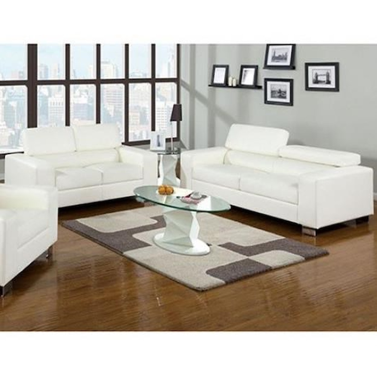 Furniture of America - FOA Makri Sofa + Love Seat