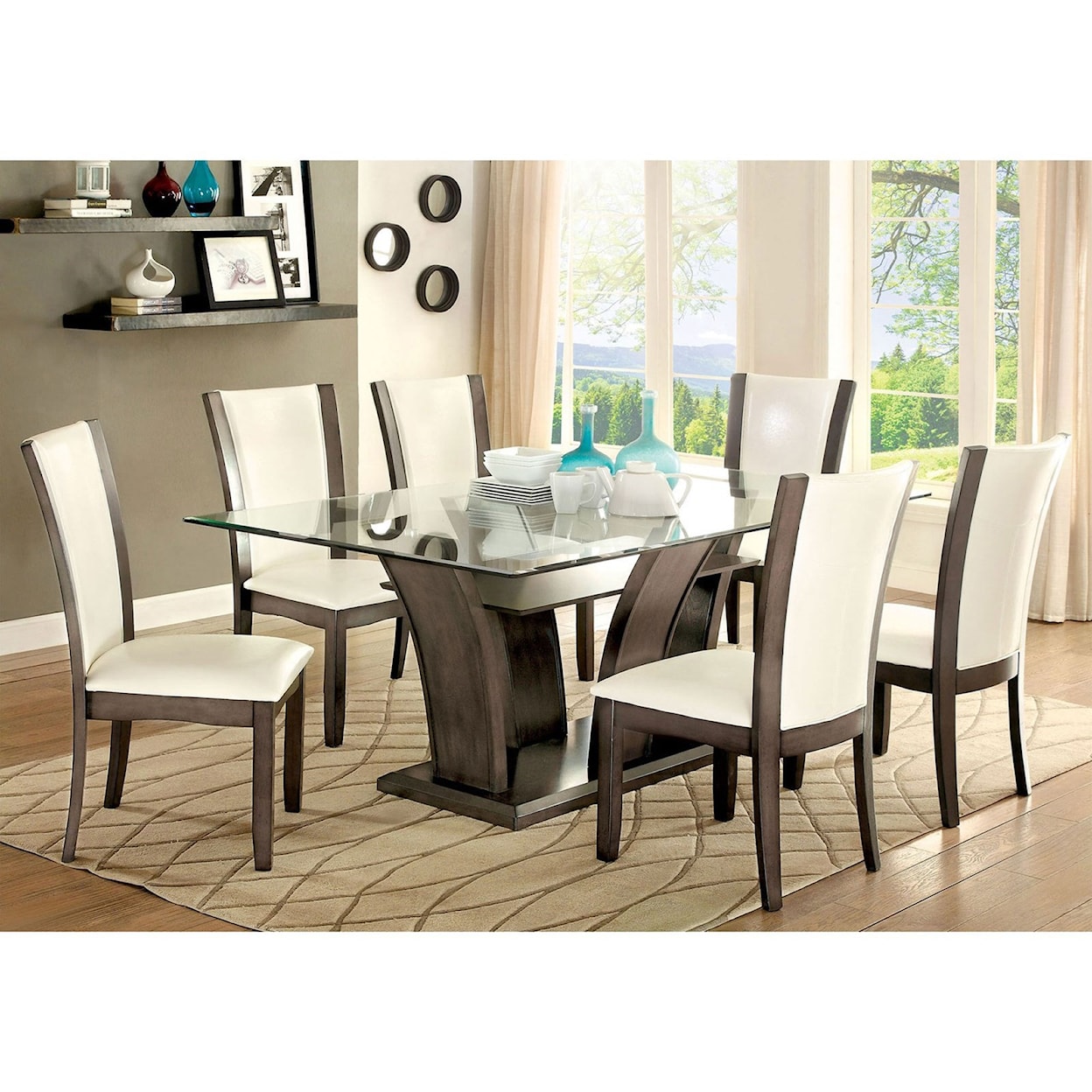 FUSA Manhattan I & II Set of 2 Side Chairs