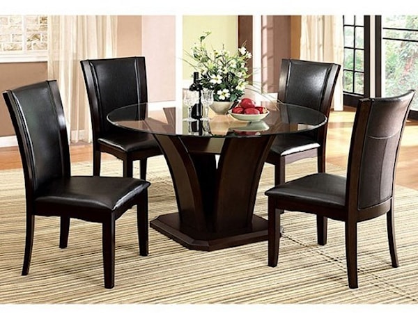 Table + 4 Side Chairs