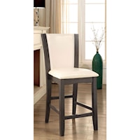 Set of 2 Contemporary Counter Height Chairs