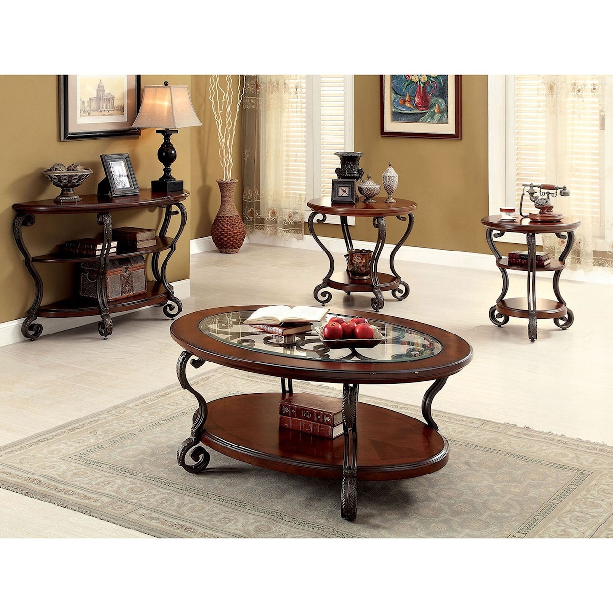 Furniture of America May Occasional Table Group