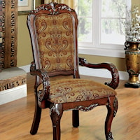 Traditional Set of Two Arm Chairs