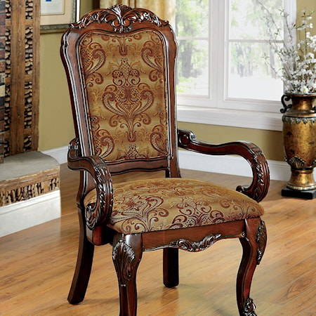 Traditional Set of Two Arm Chairs