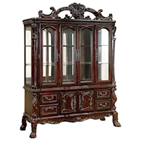 Traditional Hutch and Buffet Set