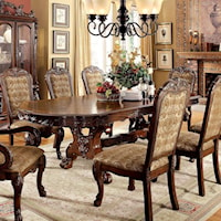 Traditional Oval Dining Table