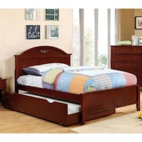 Transitional Full Bed with Trundle