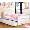 Furniture of America Medina Twin Bed with Trundle