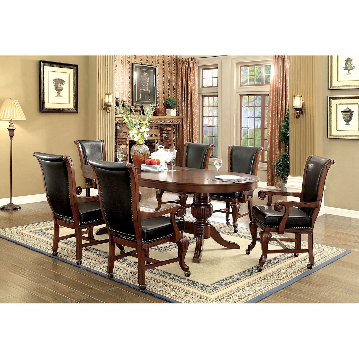 Furniture of America Melina Game Table