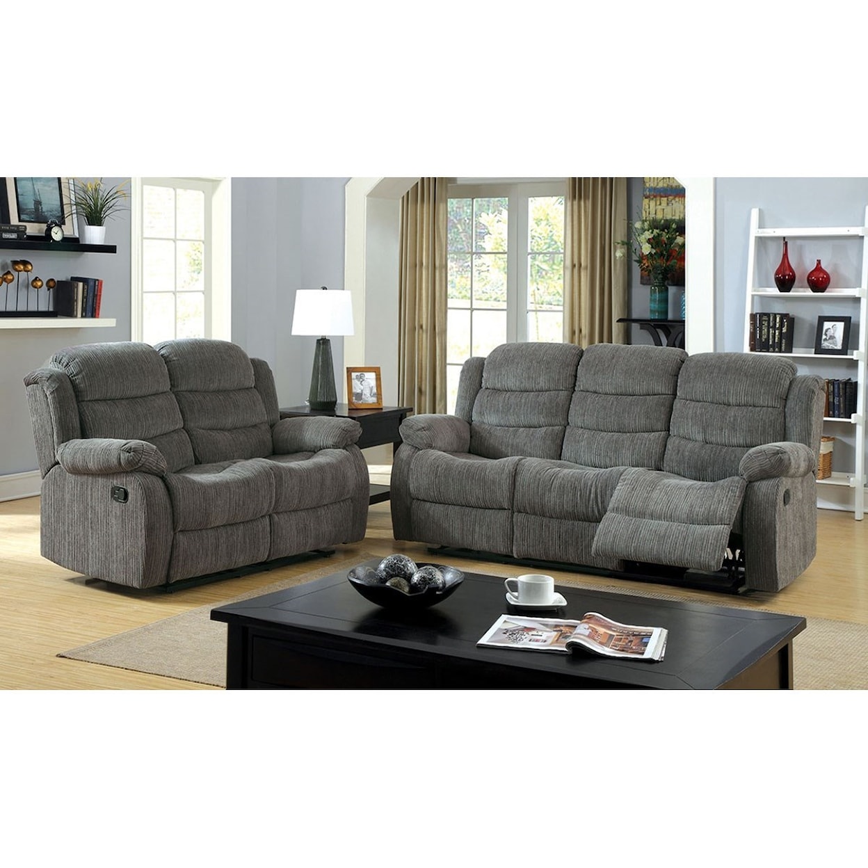 Furniture of America - FOA Millville Reclining Living Room Group