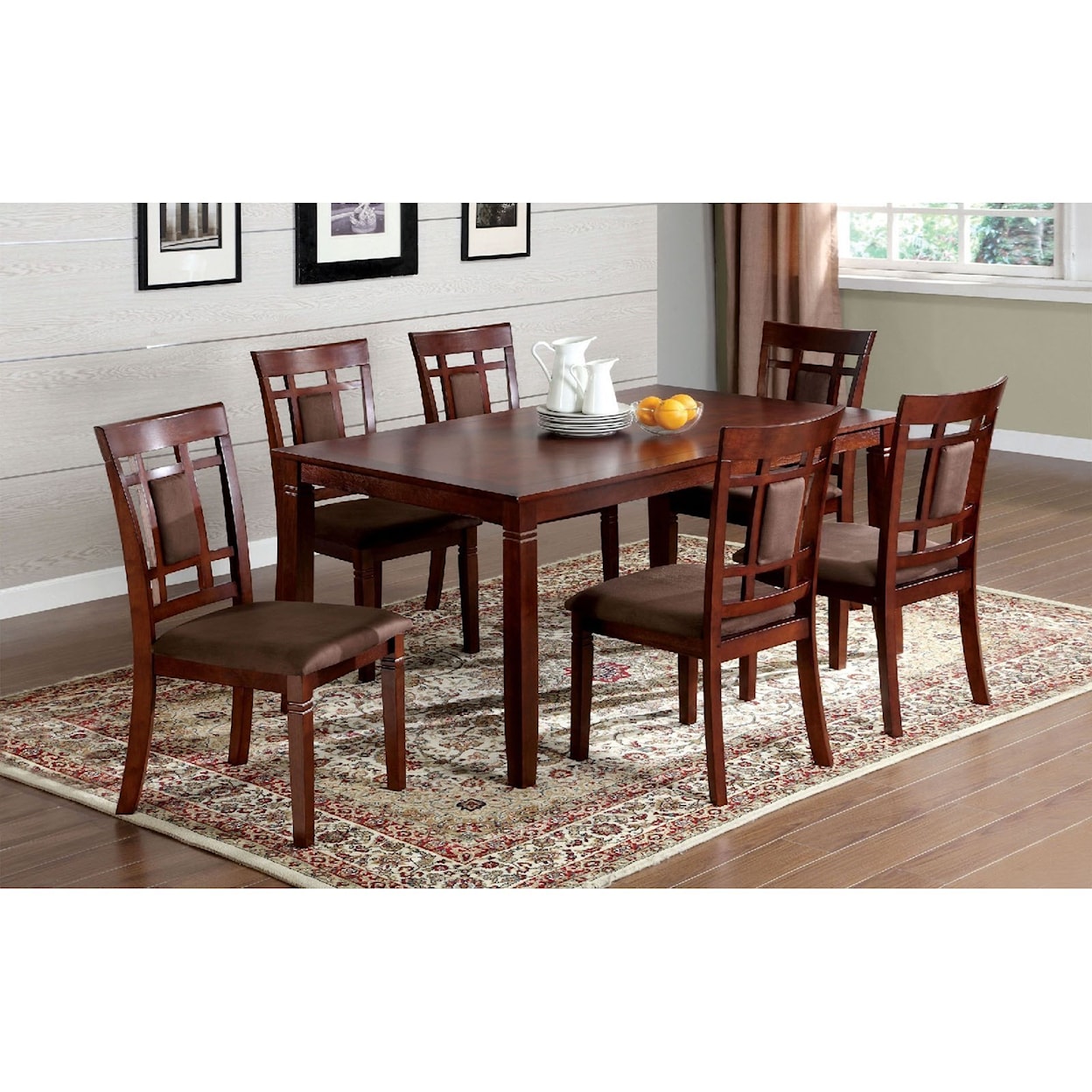 FUSA Montclair I 7 Pc. Dining Table Set