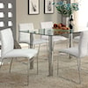 FUSA Oahu Glass Top Dining Table