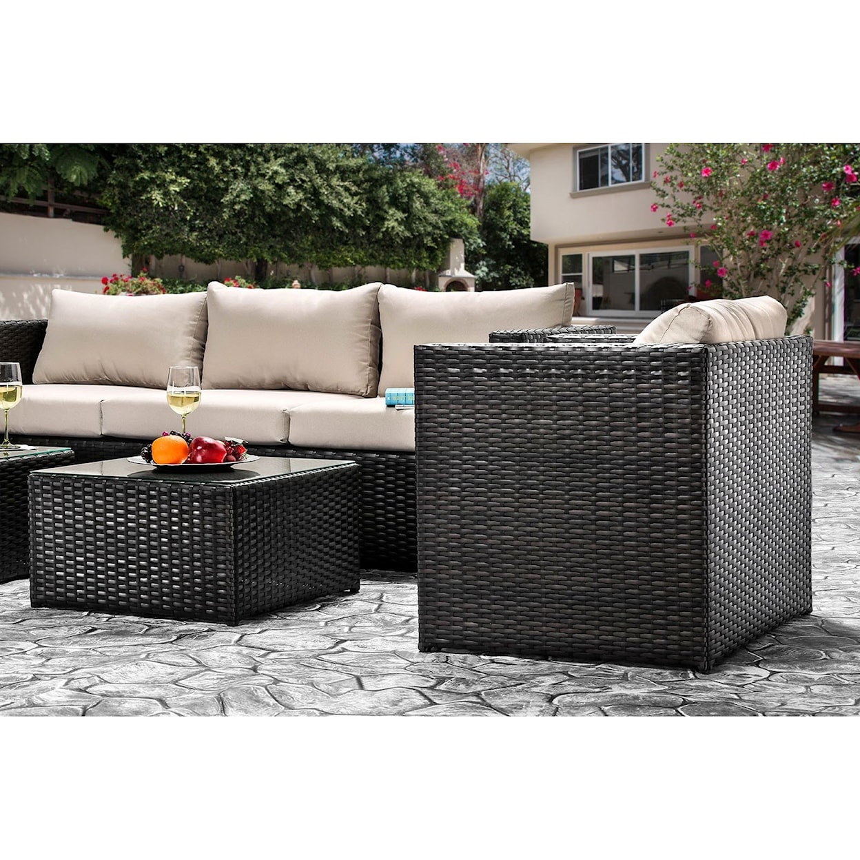 Furniture of America Olina 5 Pc. Patio Set