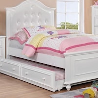 Full Bed with Twin Size Trundle