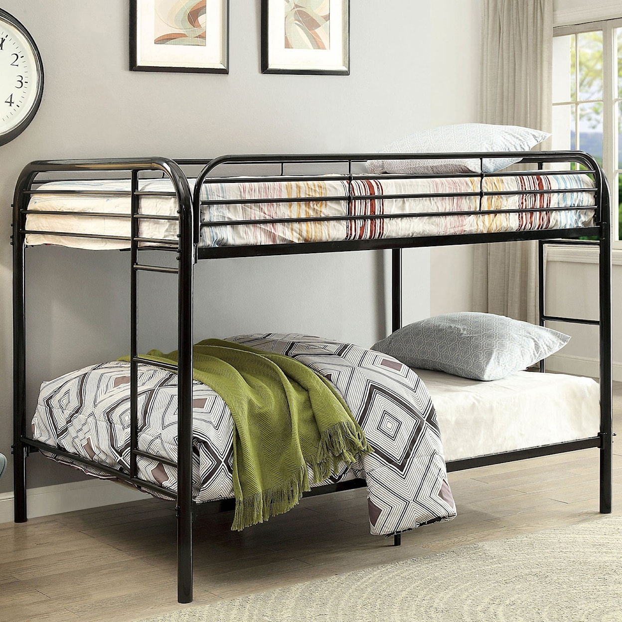 FUSA Opal Full-over-Full Bunk Bed