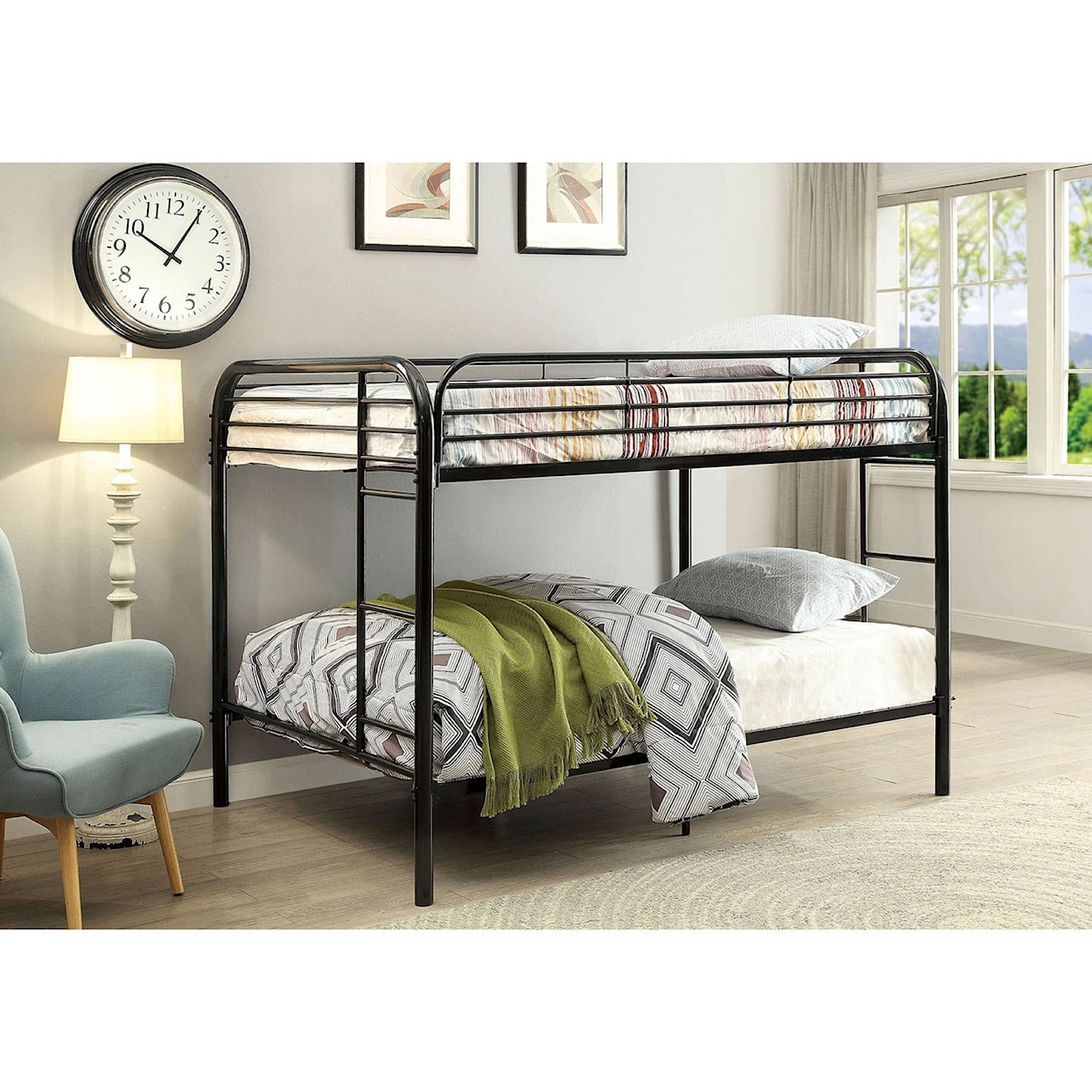 Furniture of America Opal Full-over-Full Bunk Bed