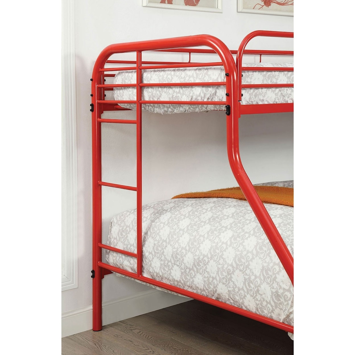 Furniture of America - FOA Opal Twin-over-Full Bunk Bed