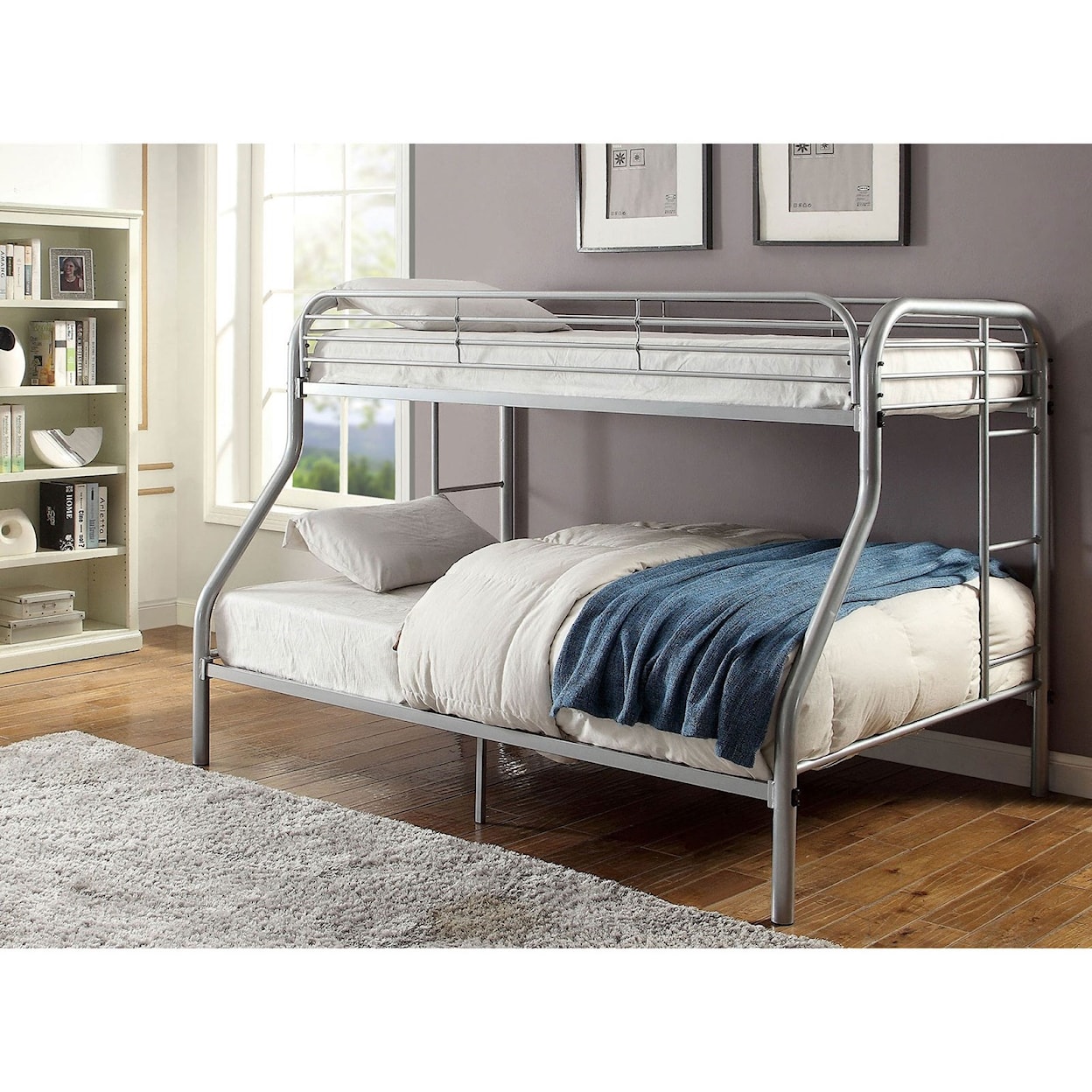 Furniture of America - FOA Opal Twin-over-Full Bunk Bed