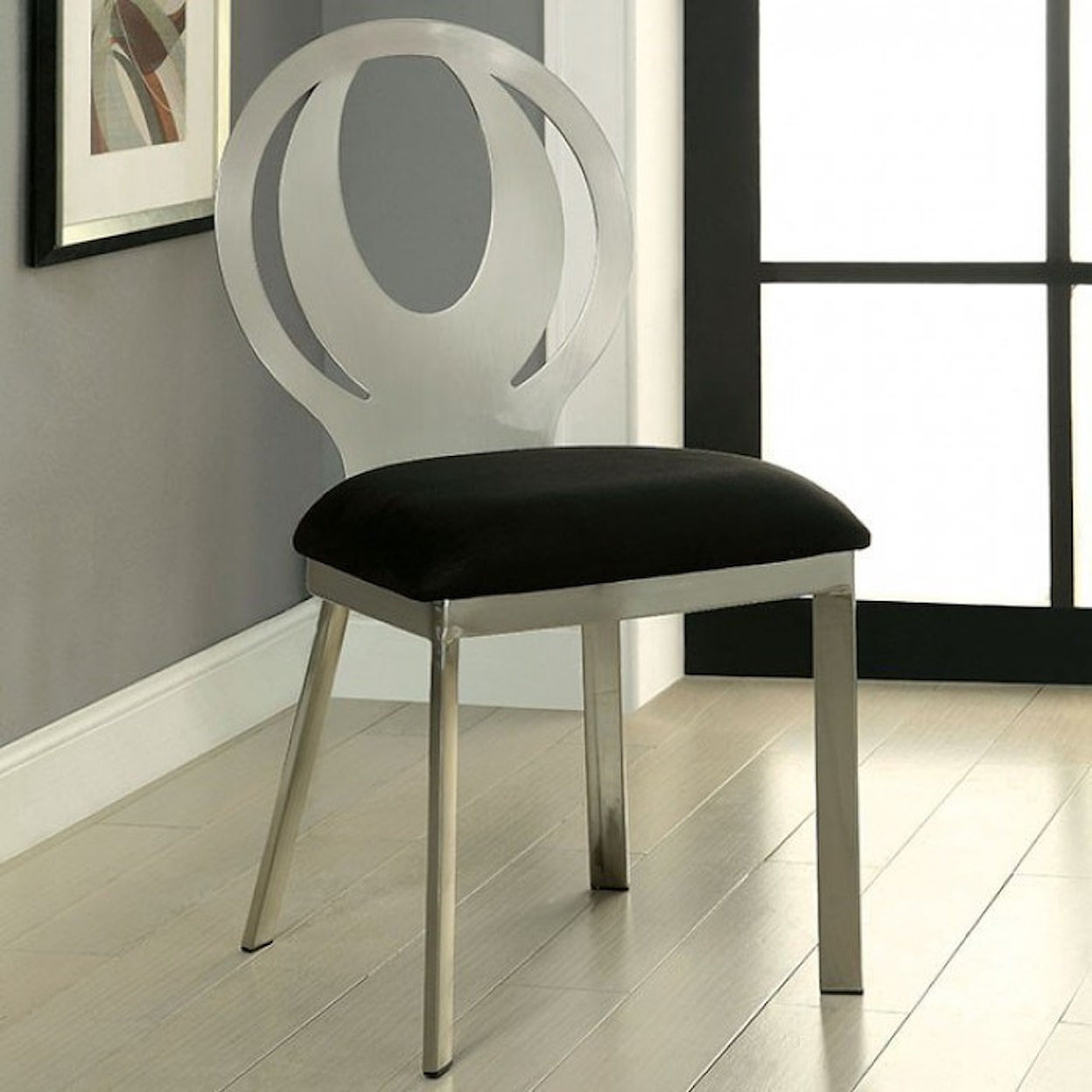 Furniture of America - FOA Orla Side Chair, 2 Pack