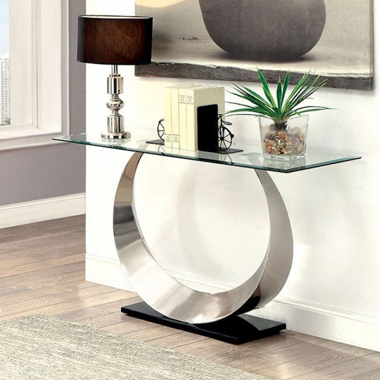 Furniture of America Orla II Sofa Table