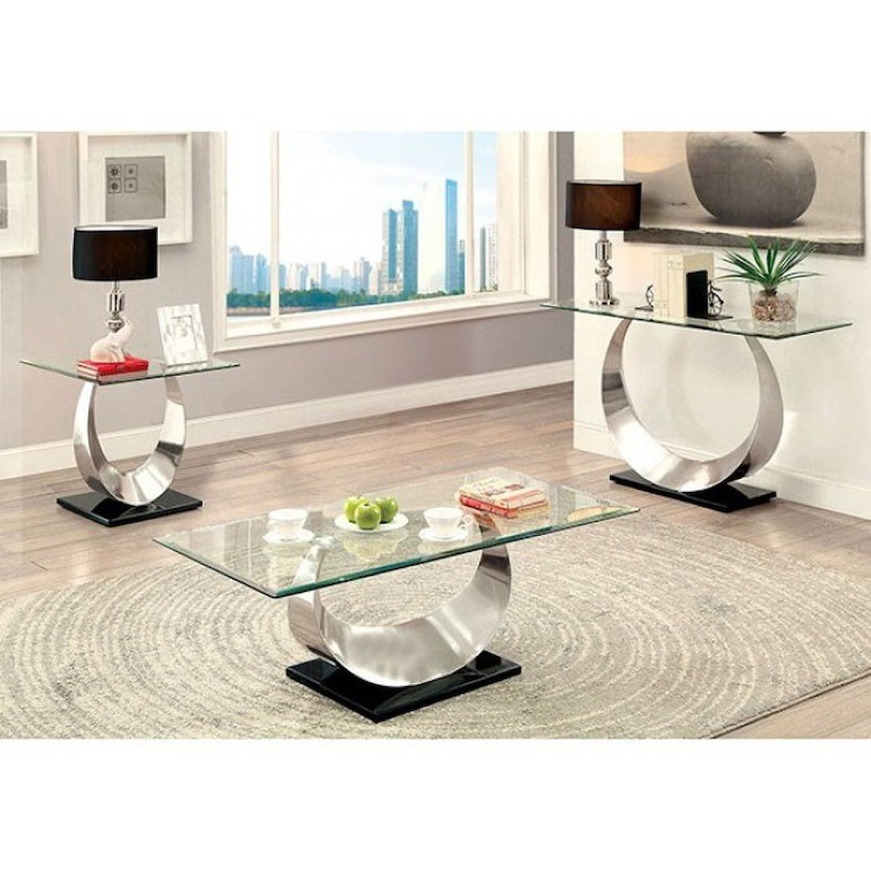 Furniture of America - FOA Orla II Sofa Table