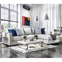Transitional Sectional with Chaise