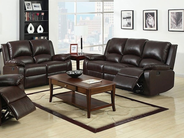 Reclining Sofa + Love Seat