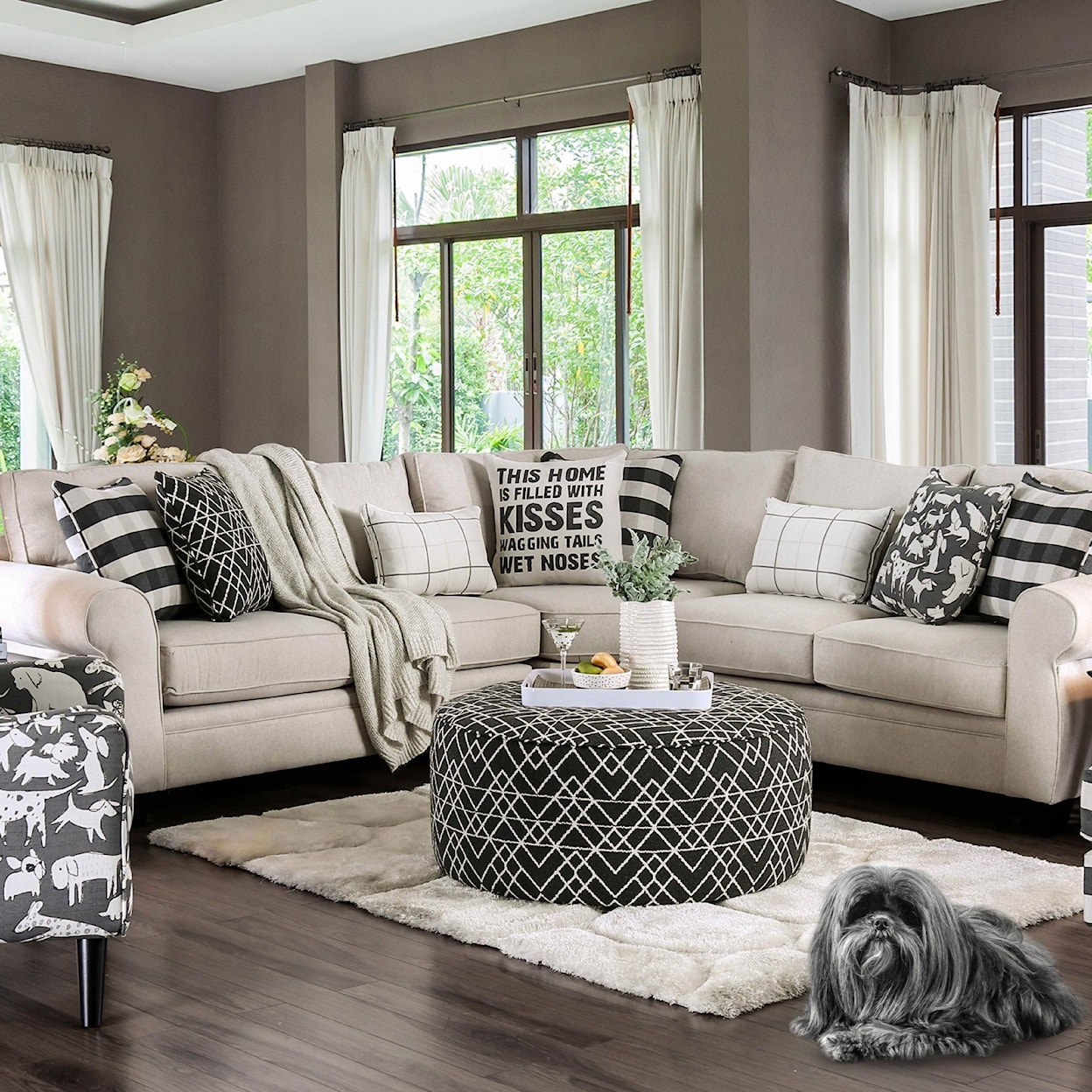 Furniture of America Patricia Sectional