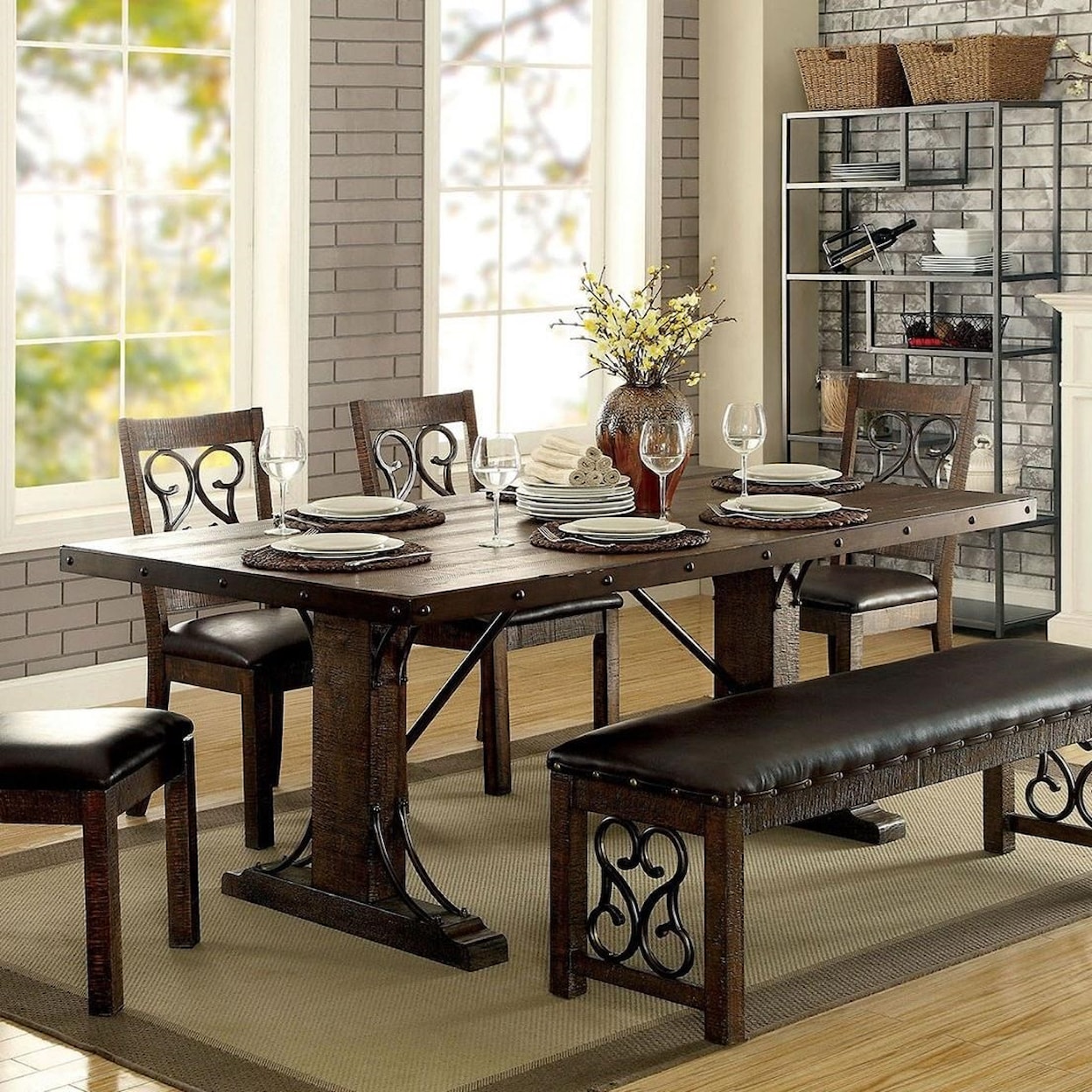 Furniture of America - FOA Paulina Dining Table